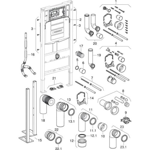 Varahlutir í Salerniskassa
