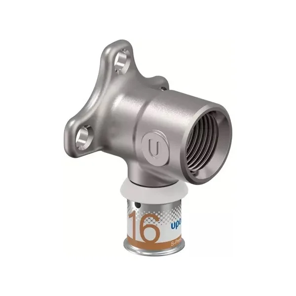 Vegghné 16x1/2"  m flangs /plö